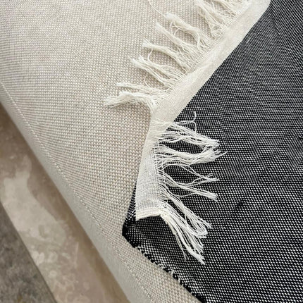 Charcoal linen couch cover