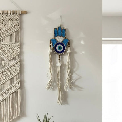khamsa blue Eye Tassel Charm