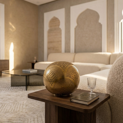 Constellation Copper Sphere Lamp