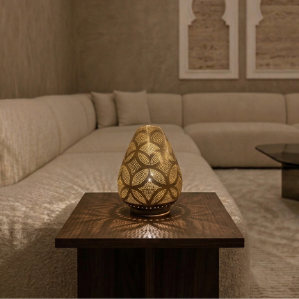 Arabesque Copper Lamp
