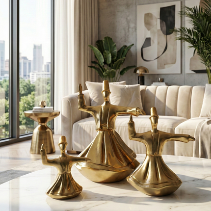 Whirling Dervish Figurine Set