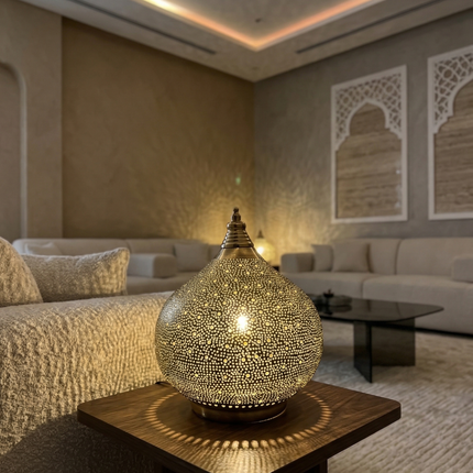 Stardust Onion Copper Lamp