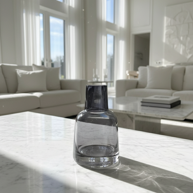 Smokey Cylinder Vase