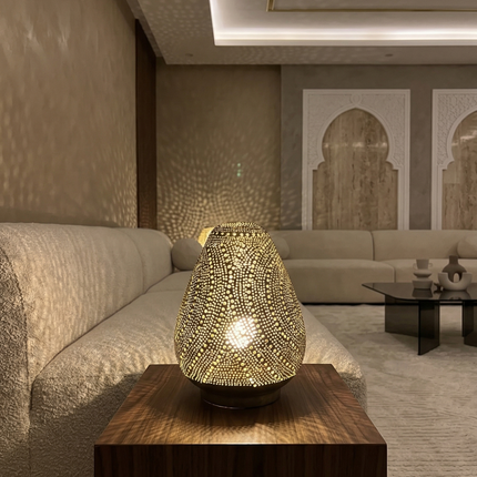 Teardrop Copper Lamp