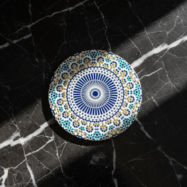 Patterned Evil Eye coaster