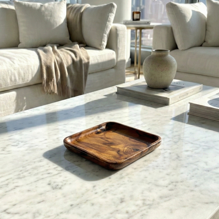 Sunlit Teak Ember Tray - Figi Home