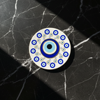 White Modern Evil Eye