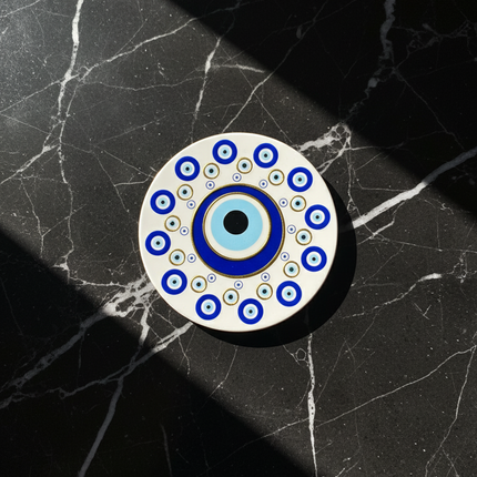 Patterned Evil Eye coaster